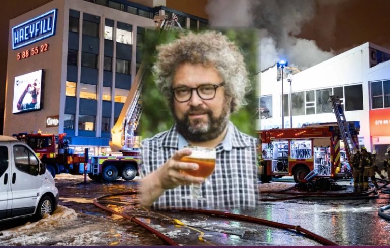 BRUNAVERÐIR Á PÖBBKVISS KALLAÐIR ÚT Í ELDSVOÐA