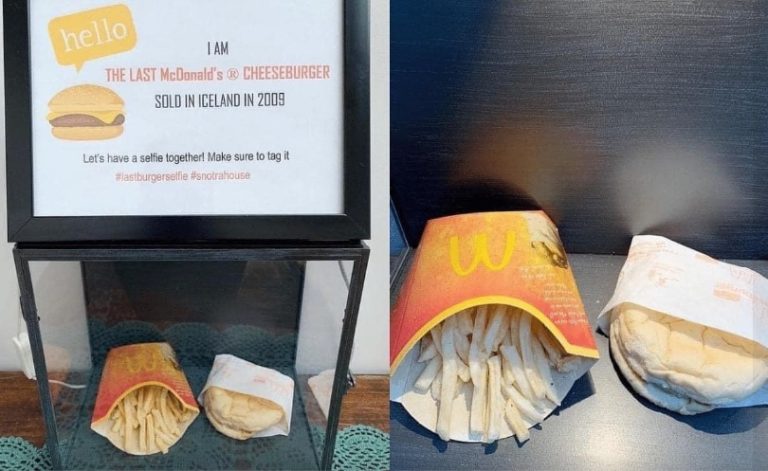 SÍÐASTI MACDONALDS BORGARINN Á ÍSLANDI TIL SÝNIS