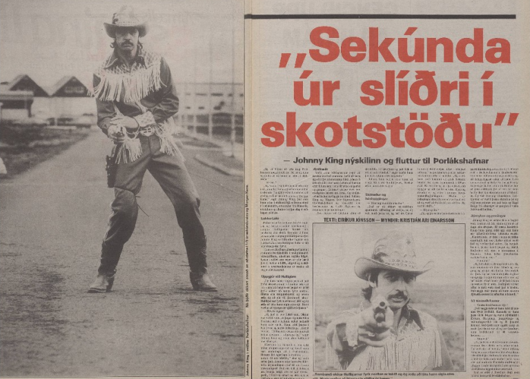 JOHNNY KING FRUMSÝNDUR Í SKJALDBORG