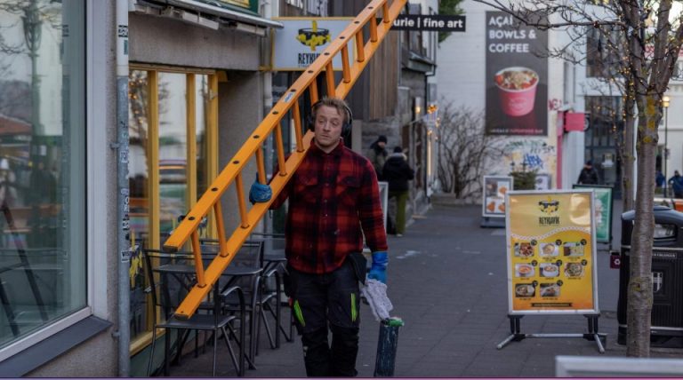 MOGGINN RUGLAST Á GÖTUM