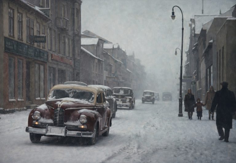 EINS OG MÁLVERK – FYRIR 80 ÁRUM